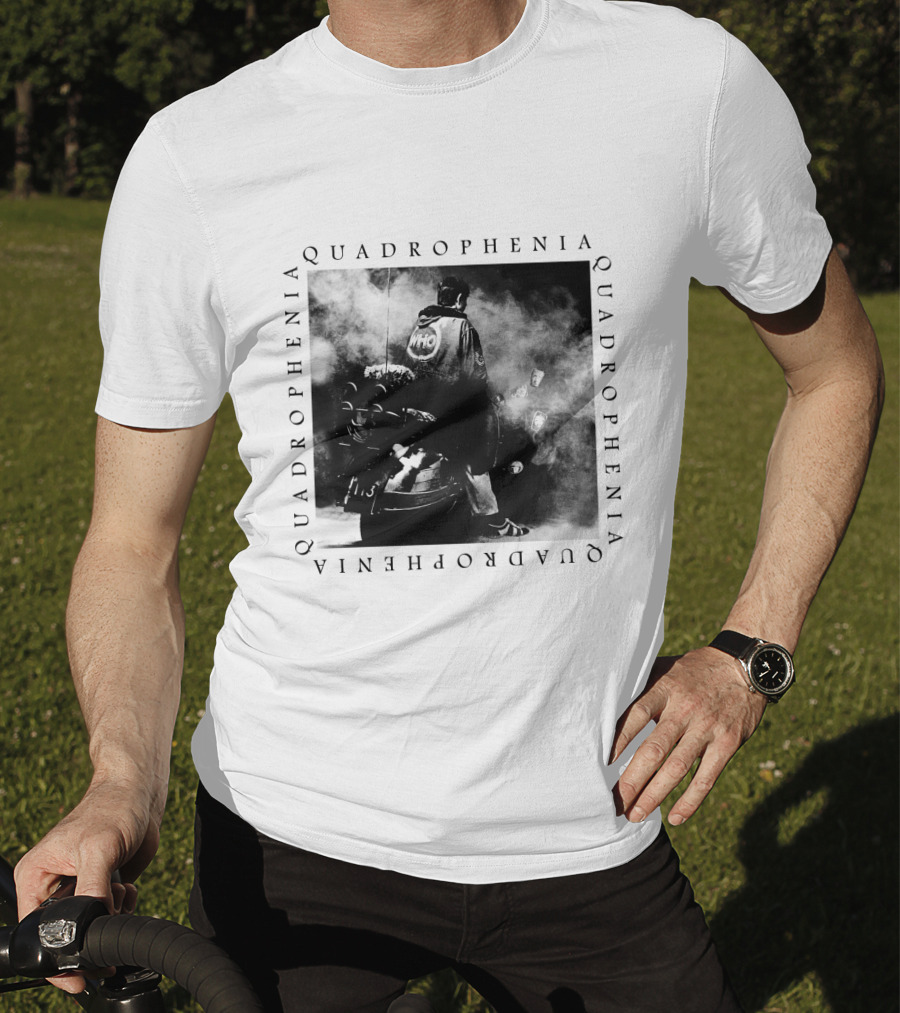Quadrophenia The Who Motorcycle Jacket Smoke Image T-Shirt