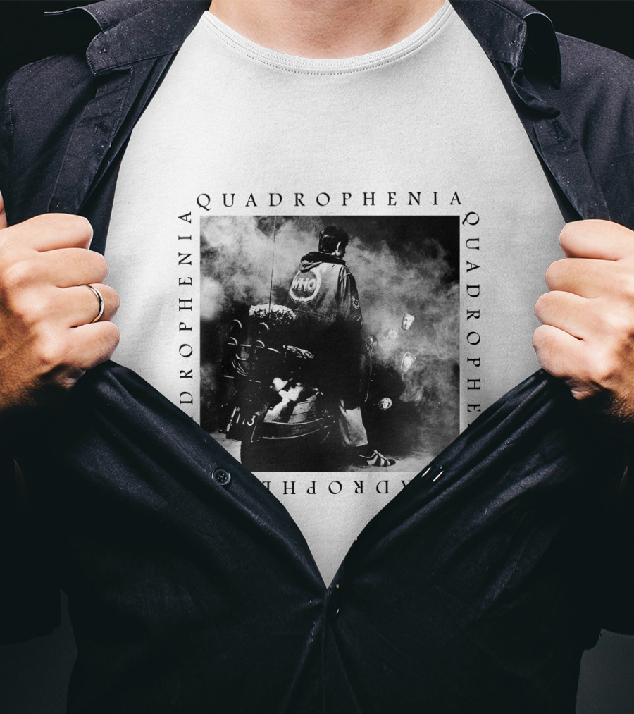 Quadrophenia The Who Motorcycle Jacket Smoke Image T-Shirt