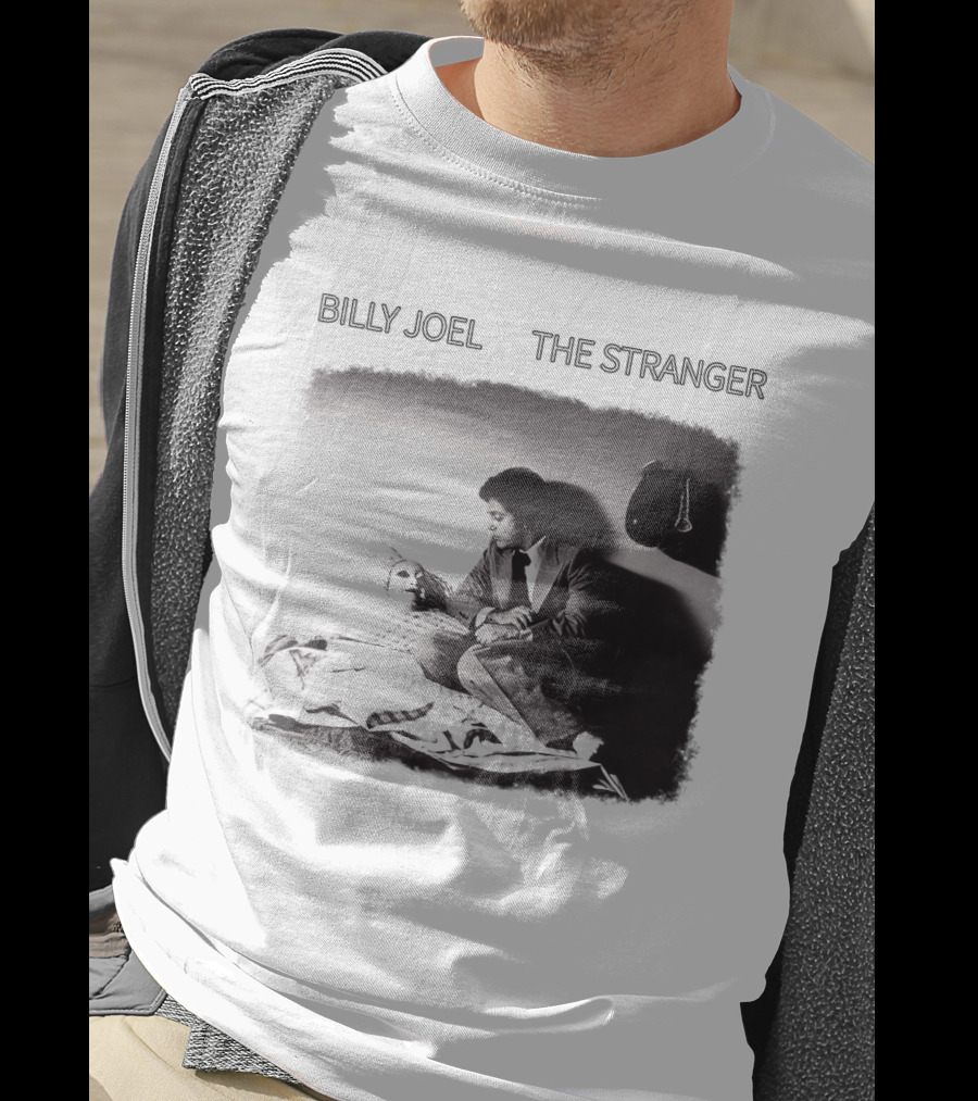 Billy Joel The Stranger Album Cover Sitting On Bed With Mask T-Shirt