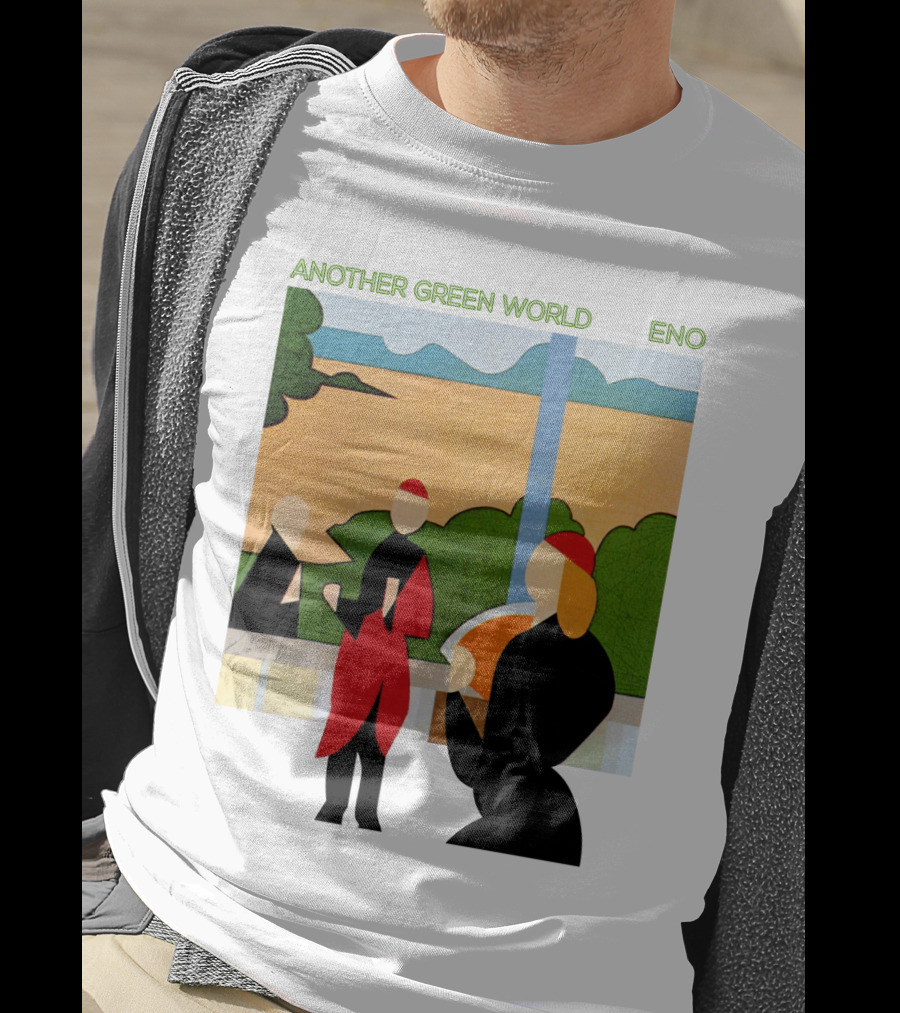 Another Green World Eno Album Artwork Geometric Figures T-Shirt