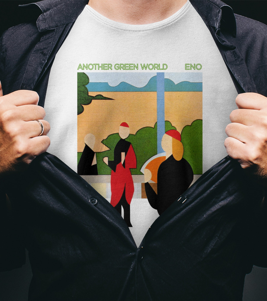 Another Green World Eno Album Artwork Geometric Figures T-Shirt