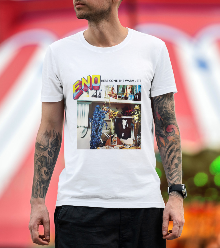 ENO Here Come The Warm Jets Vibrant Album Imagery T-Shirt