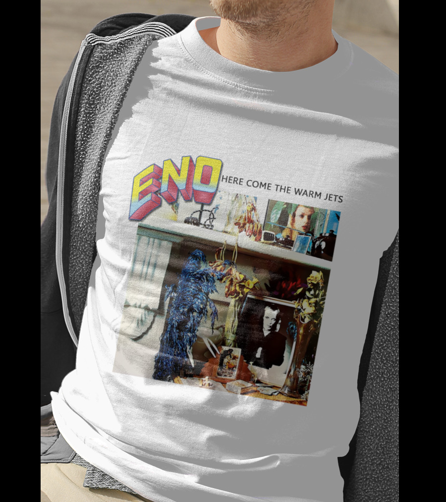 ENO Here Come The Warm Jets Vibrant Album Imagery T-Shirt