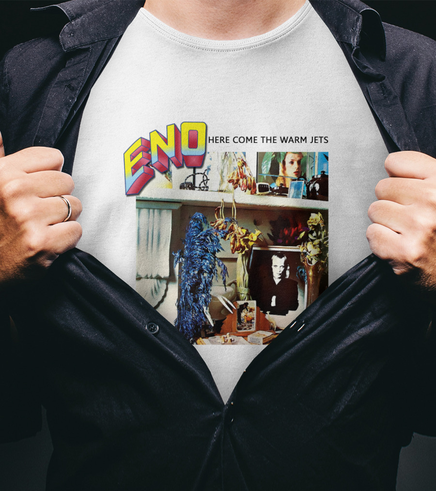ENO Here Come The Warm Jets Vibrant Album Imagery T-Shirt