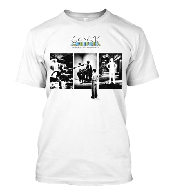 Genesis The Lamb Lies Down On Broadway Vintage Album Cover Montage T-Shirt