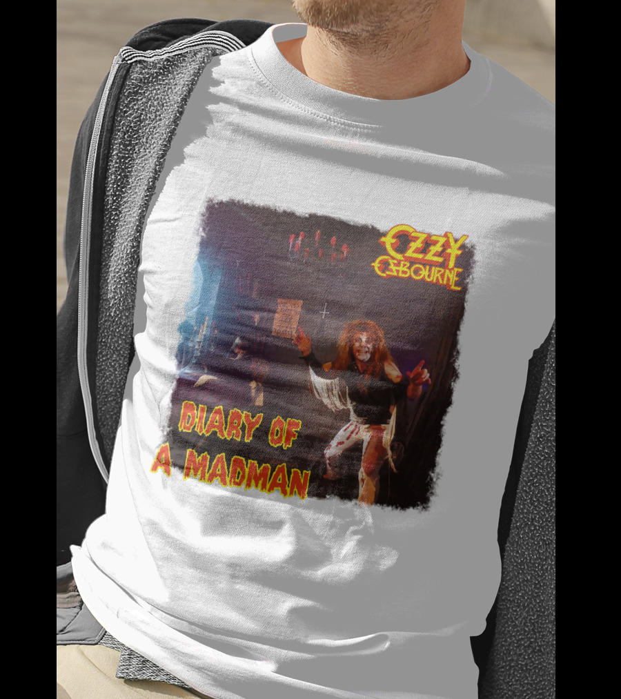 Ozzy Osbourne Diary Of A Madman Album Cover T-Shirt