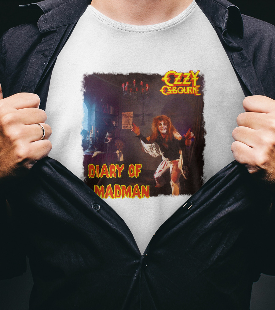 Ozzy Osbourne Diary Of A Madman Album Cover T-Shirt