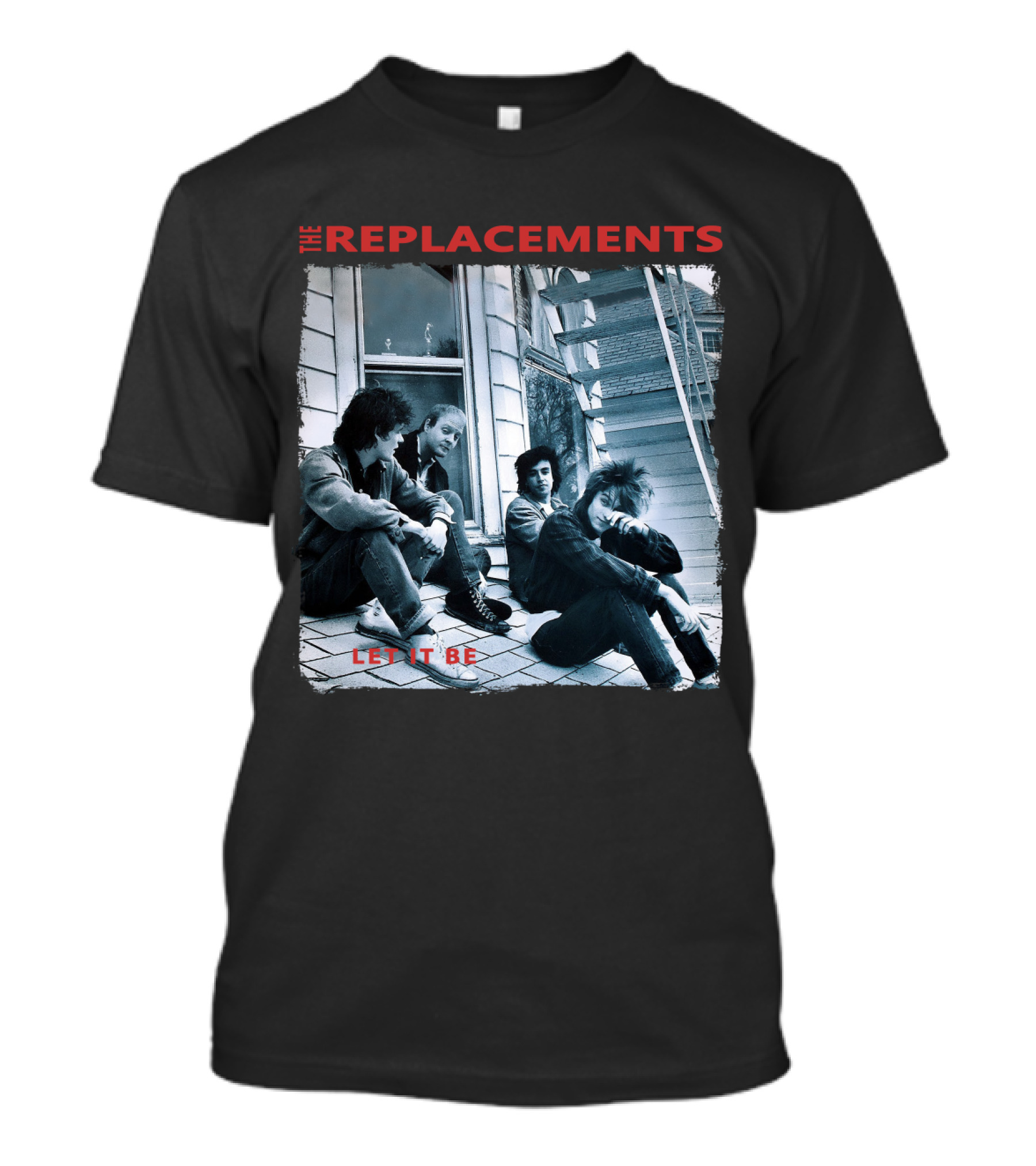 The Replacements Let It Be Album Cover Band Members Sitting Image T-Shirt