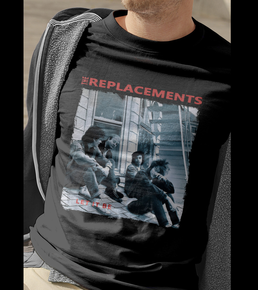 The Replacements Let It Be Album Cover Band Members Sitting Image T-Shirt