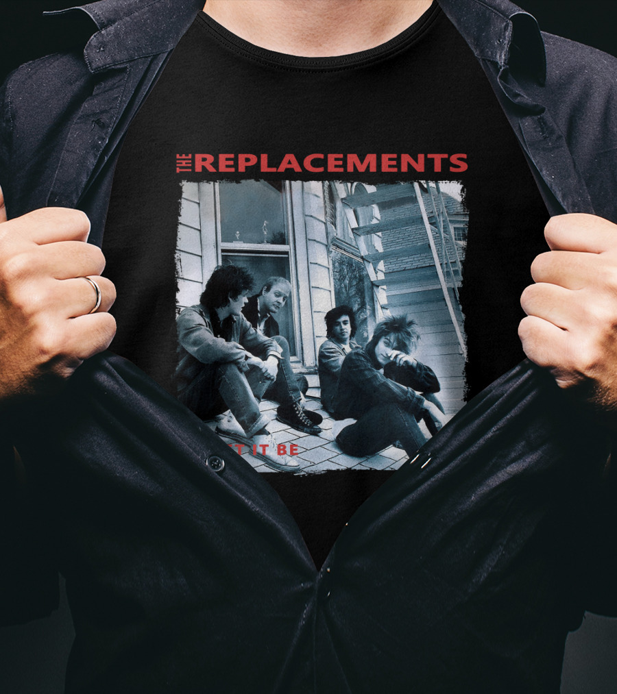 The Replacements Let It Be Album Cover Band Members Sitting Image T-Shirt