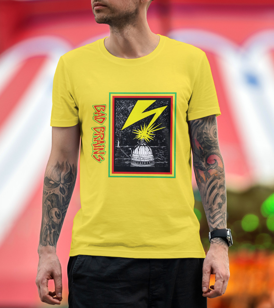 Bad Brains Capitol Lightning Bolt T-Shirt