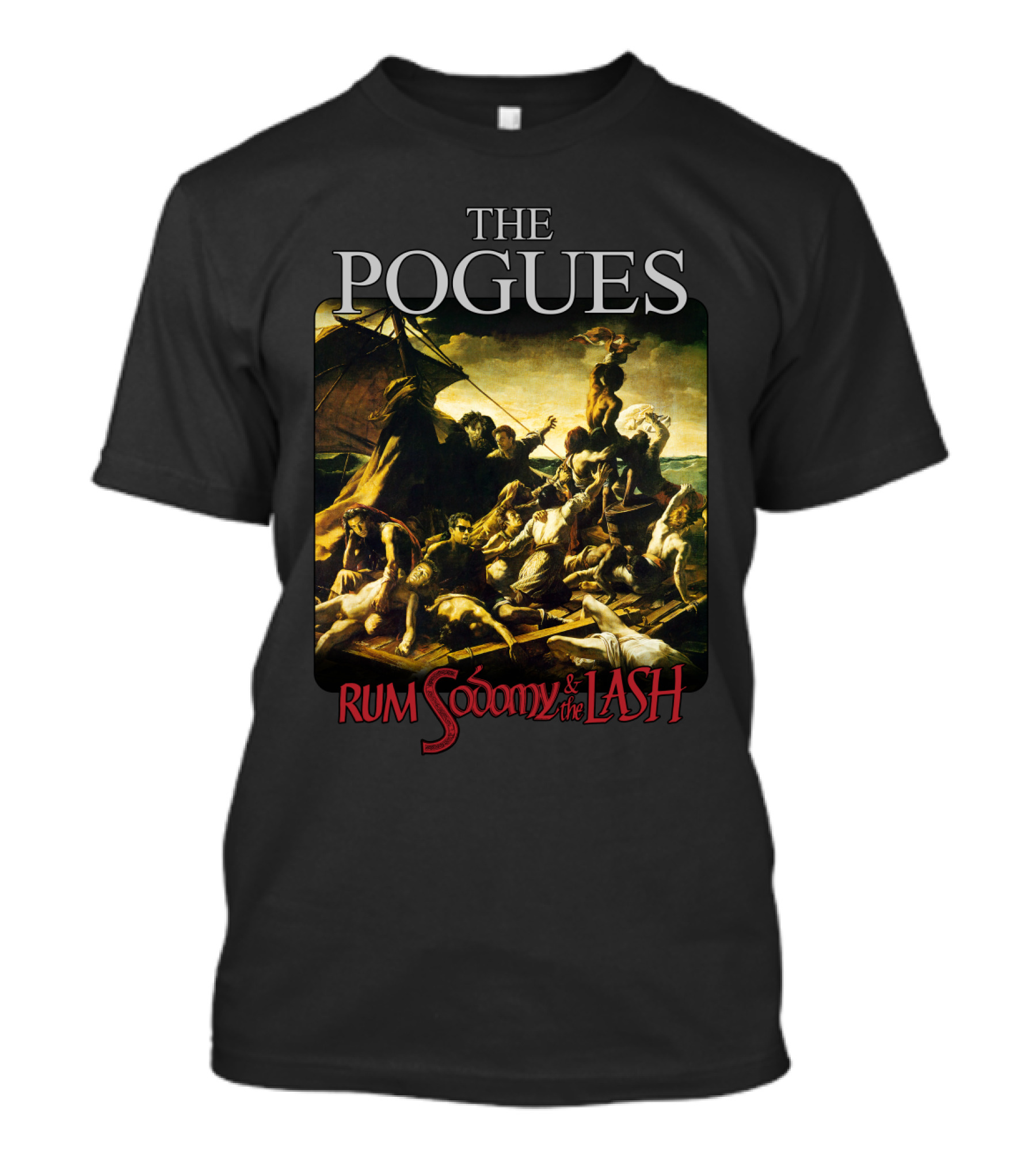 The Pogues Rum Sodomy And The Lash Album Cover Artwork T-Shirt