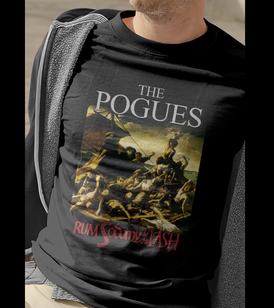 The Pogues Rum Sodomy And The Lash Album Cover Artwork T-Shirt