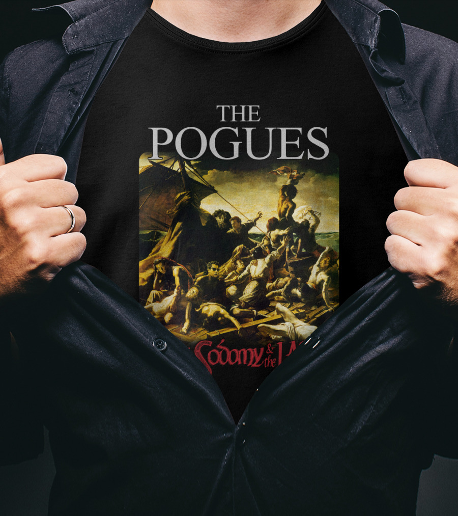 The Pogues Rum Sodomy And The Lash Album Cover Artwork T-Shirt