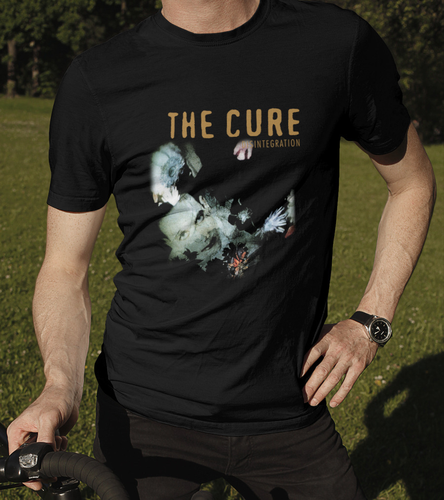 The Cure Disintegration Album Cover Floral Collage T-Shirt