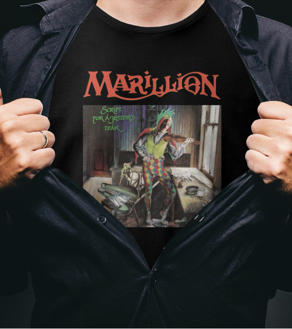 Marillion Script For A Jester's Tear Vintage Album T-Shirt