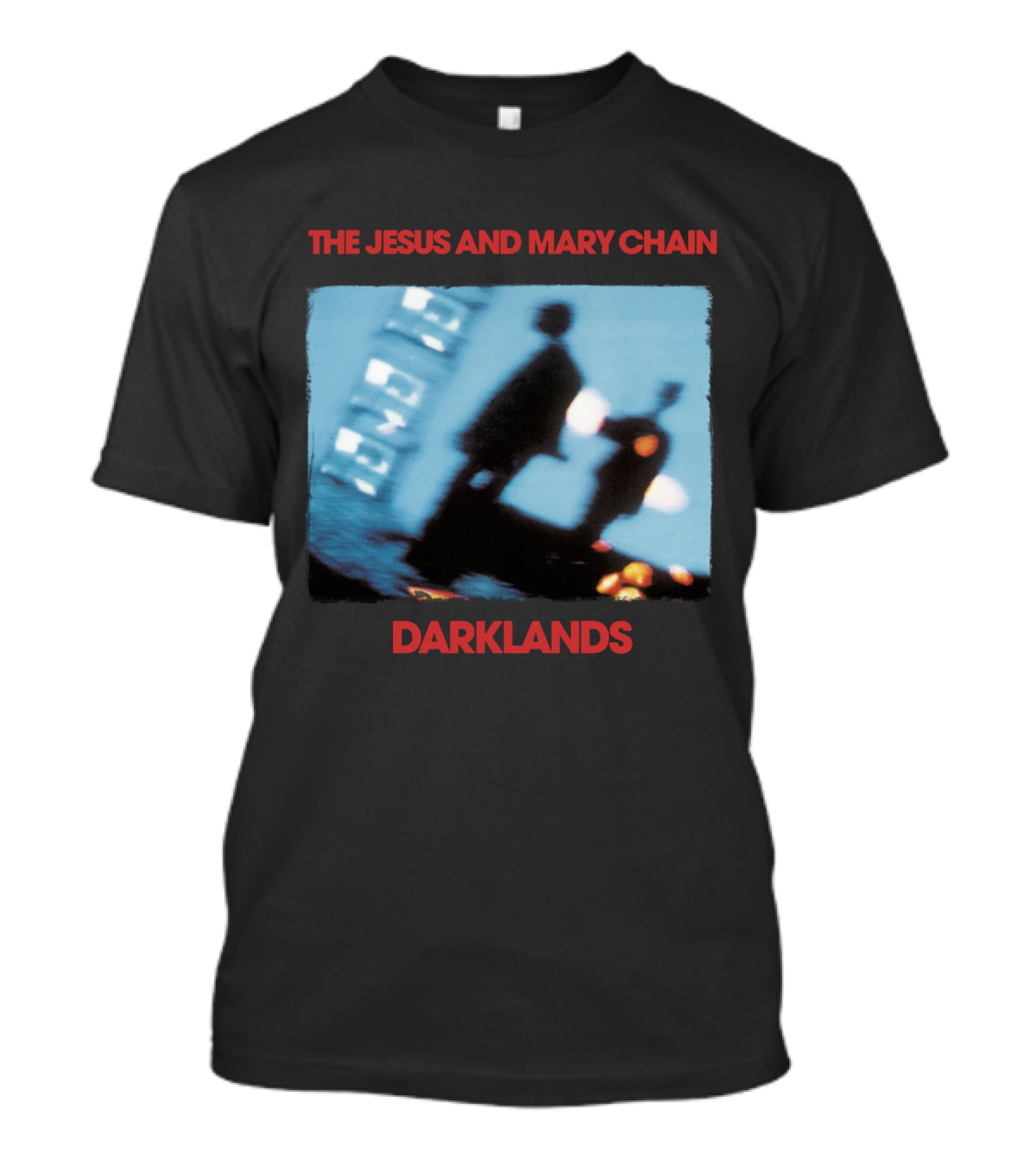 The Jesus And Mary Chain Darklands Silhouette Album Cover T-Shirt