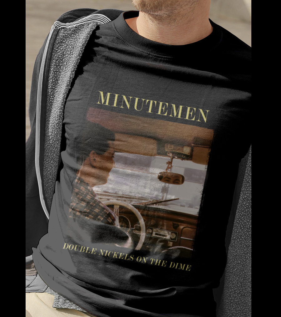 Minutemen Double Nickels On The Dime Album Cover Driving Scene T-Shirt