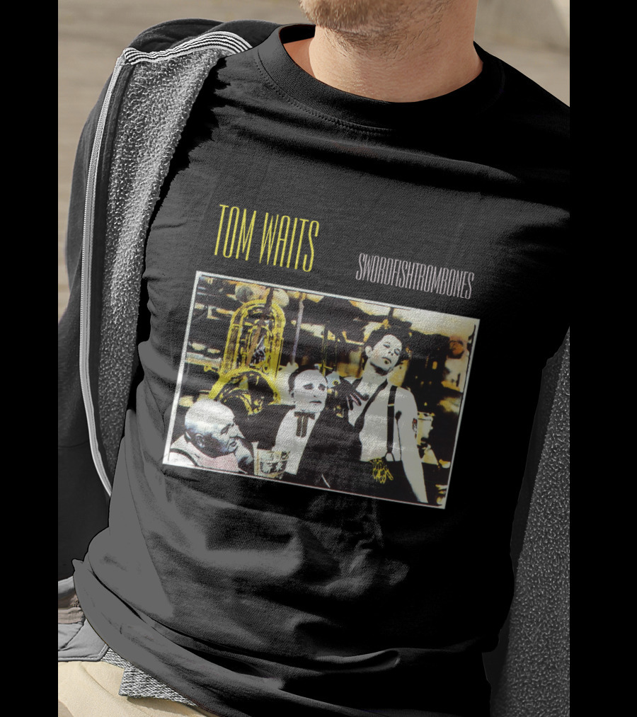 Tom Waits Swordfishtrombones Album Cover T-Shirt