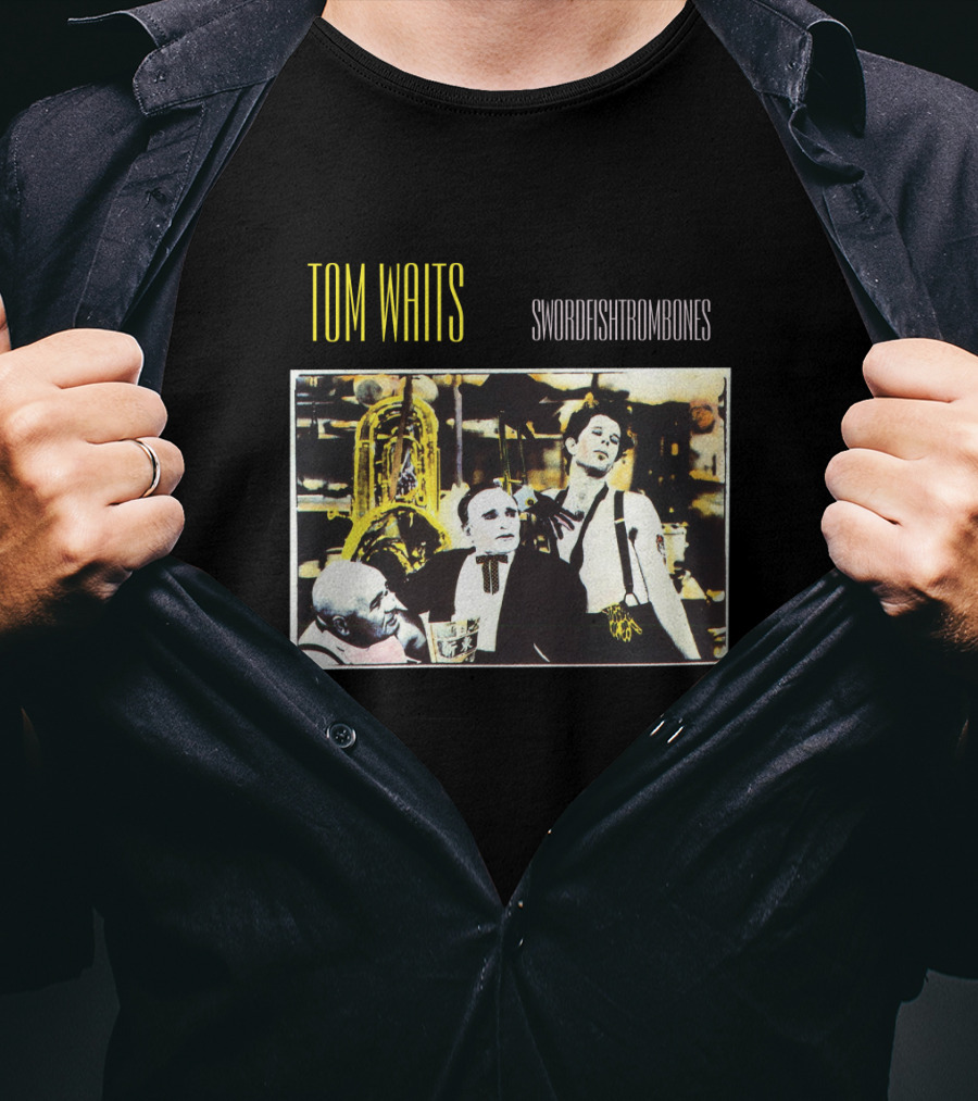 Tom Waits Swordfishtrombones Album Cover T-Shirt