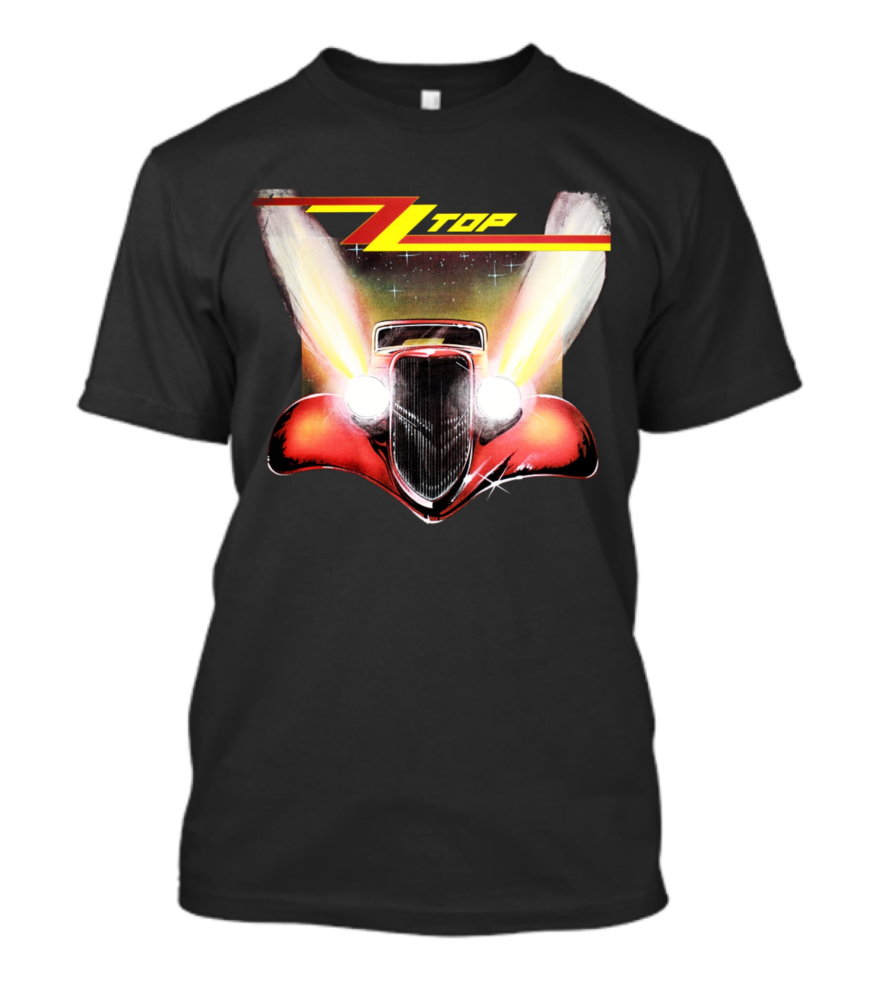 Zz Top Eliminator Hot Rod Album Cover Vintage 80S Band Merch T-Shirt