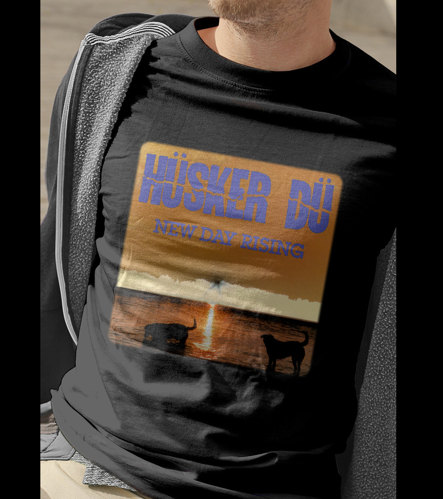 Hüsker Dü New Day Rising Sunrise Dogs T-Shirt