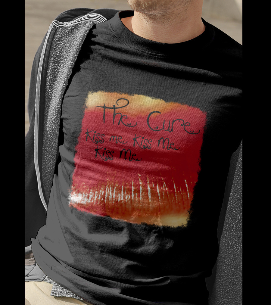 The Cure Kiss Me Kiss Me Kiss Me Red Lips T-Shirt