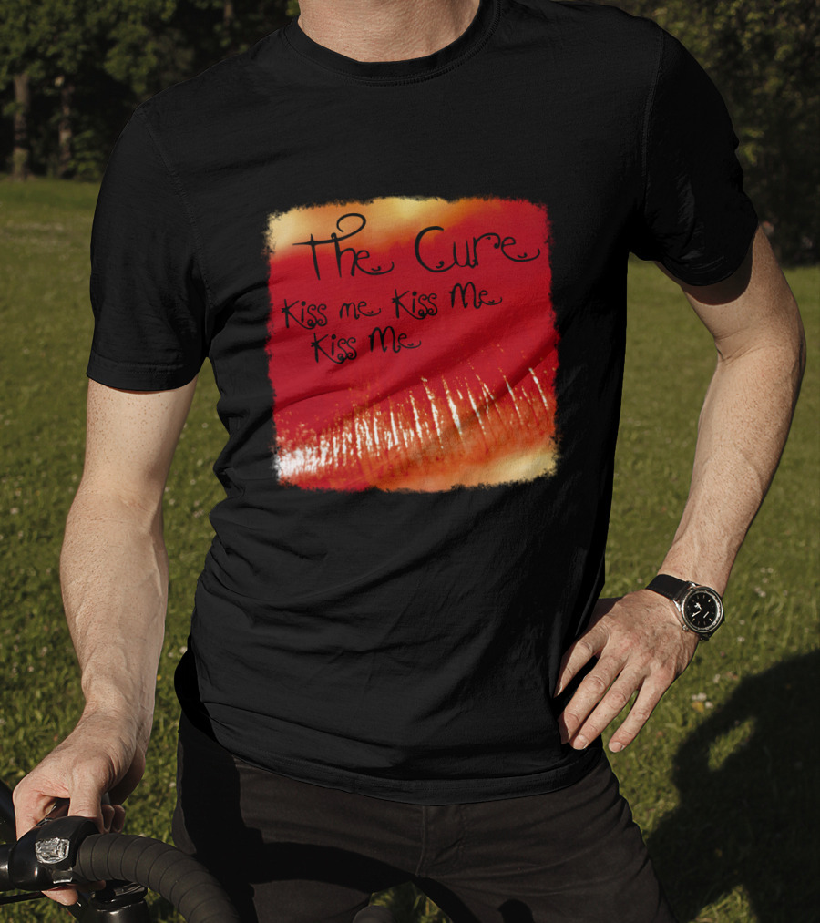 The Cure Kiss Me Kiss Me Kiss Me Red Lips T-Shirt