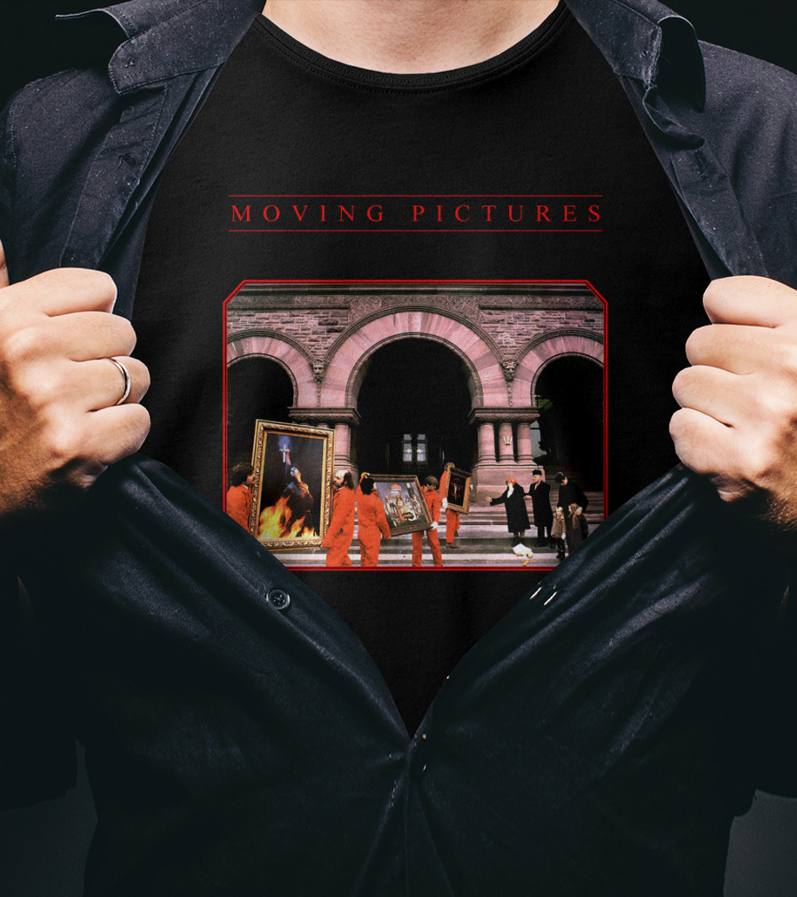 Rush Moving Pictures Album Cover Archway Scene T-Shirt