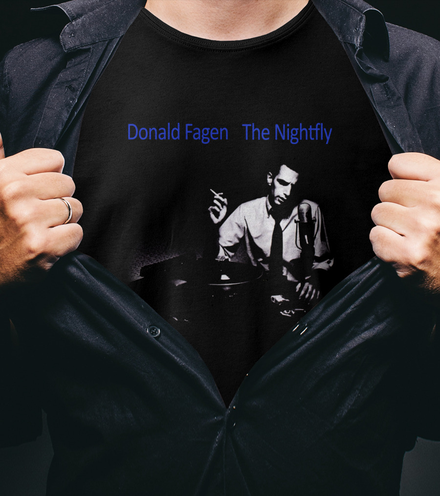 Donald Fagen The Nightfly Jazz Radio Host T-Shirt