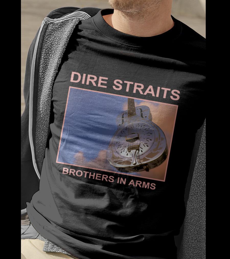 Dire Straits Brothers In Arms Steel Guitar T-Shirt