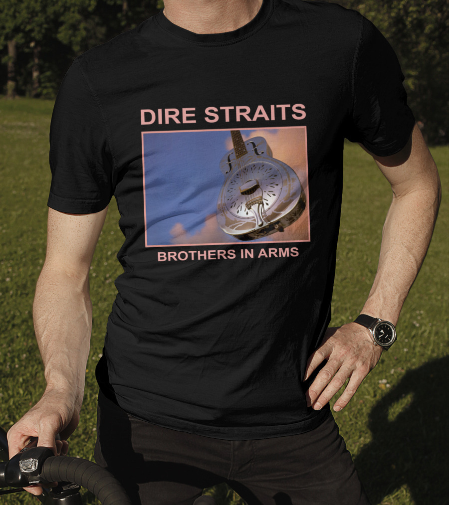 Dire Straits Brothers In Arms Steel Guitar T-Shirt