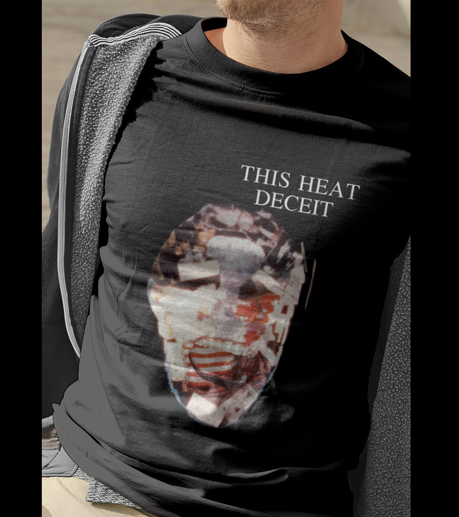 This Heat Deceit Mask Collage T-Shirt