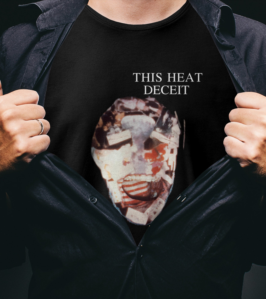 This Heat Deceit Mask Collage T-Shirt