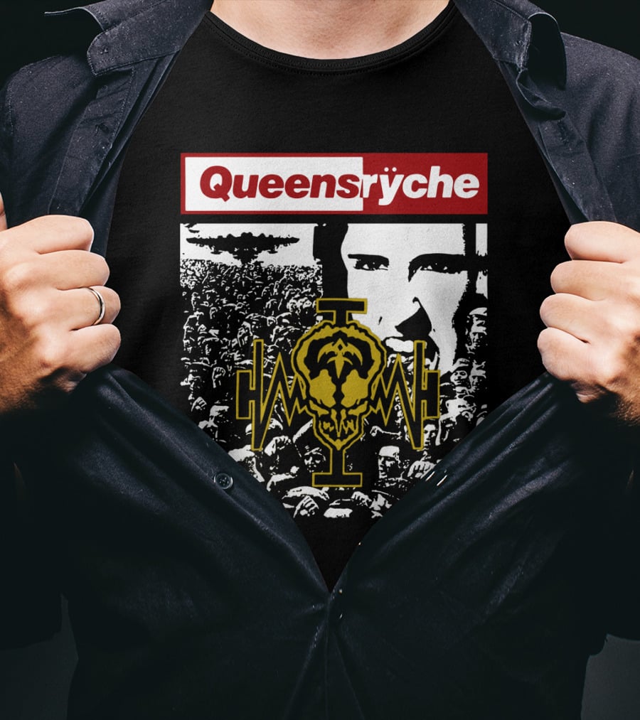 Queensrÿche Operation Mindcrime Album Artwork Iconic Skull T-Shirt