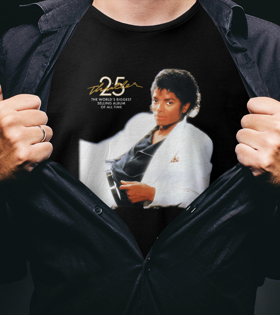 25 Thriller The World's Biggest Selling Album Of All Time T-Shirt
