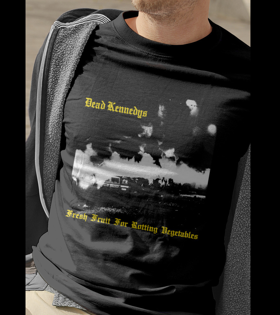 Dead Kennedys Fresh Fruit For Rotting Vegetables Burning Cars Scene T-Shirt
