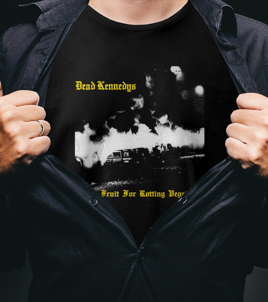Dead Kennedys Fresh Fruit For Rotting Vegetables Burning Cars Scene T-Shirt