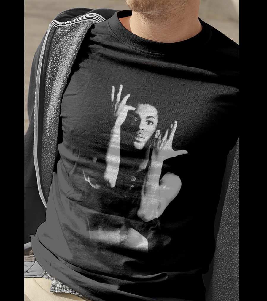 Prince Parade Black And White Iconic Pose T-Shirt