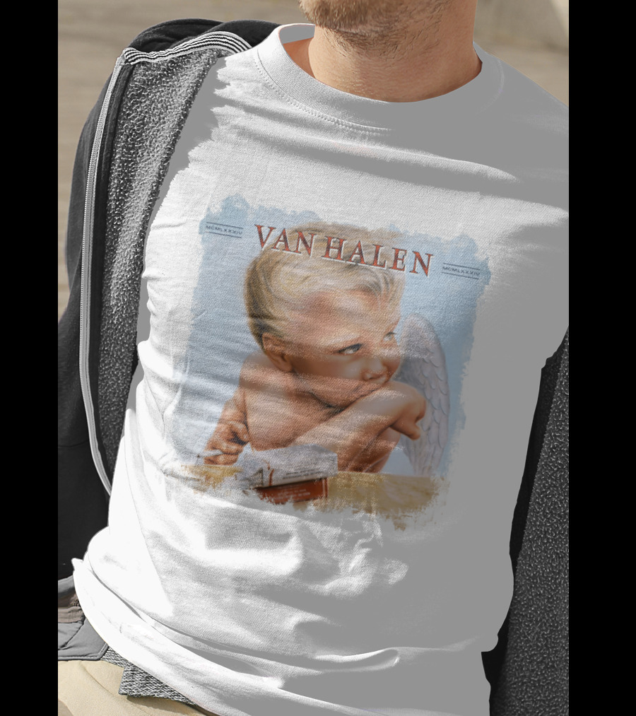 Van Halen 1984 Baby Angel Smoking Album Cover T-Shirt