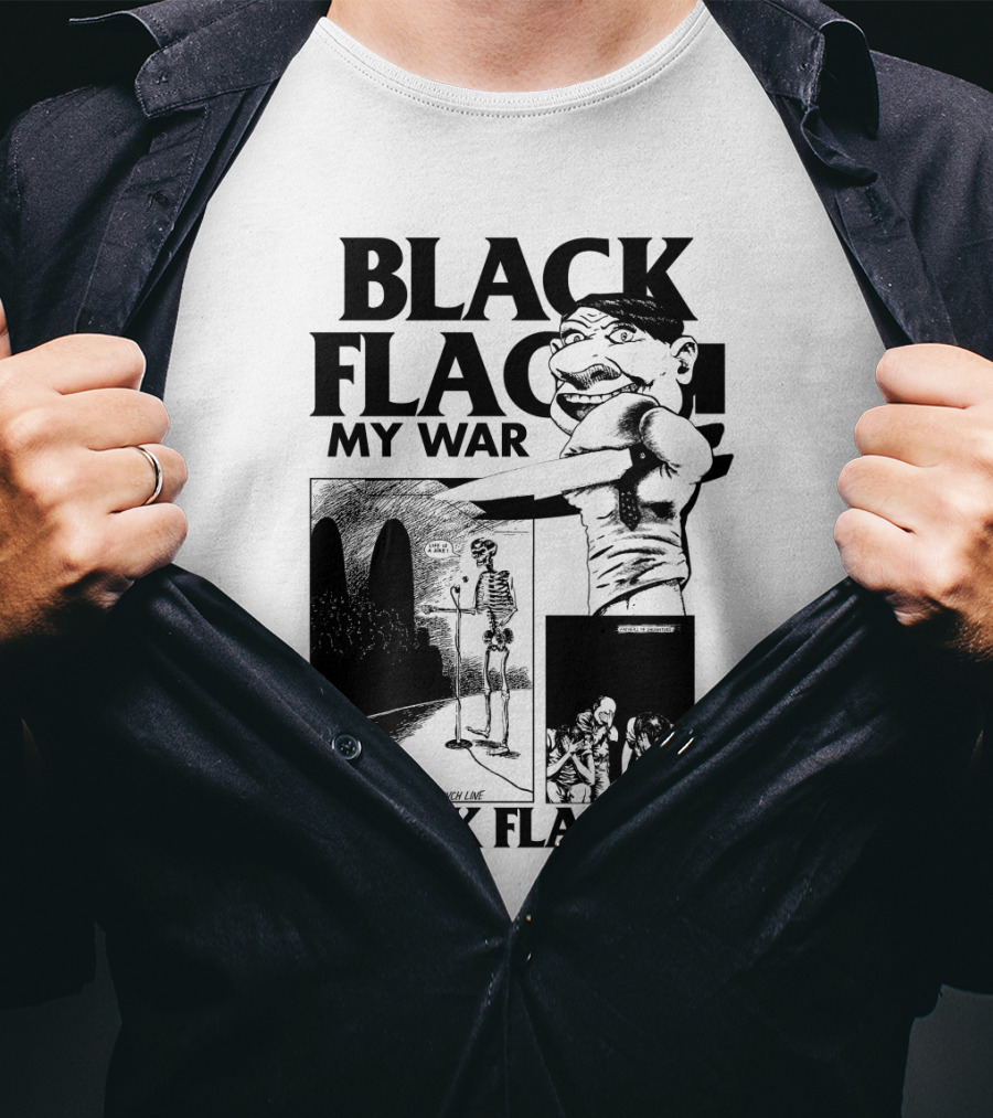 Black Flag My War This Is The Punch Line T-Shirt