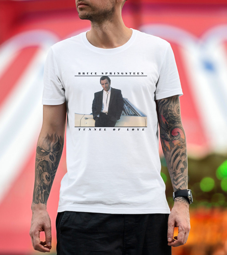 Bruce Springsteen Tunnel of Love Album Cover Image T-Shirt