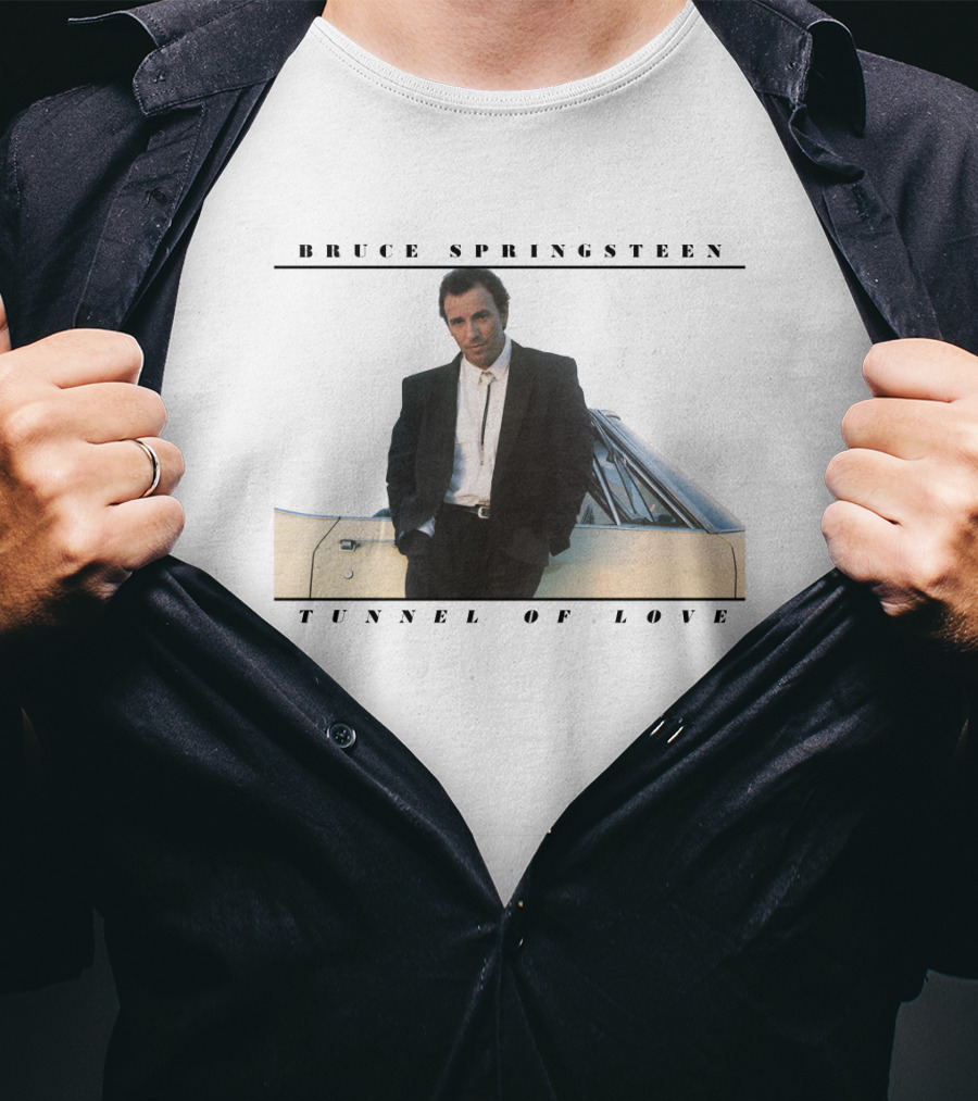 Bruce Springsteen Tunnel Of Love Album Cover Image T-Shirt
