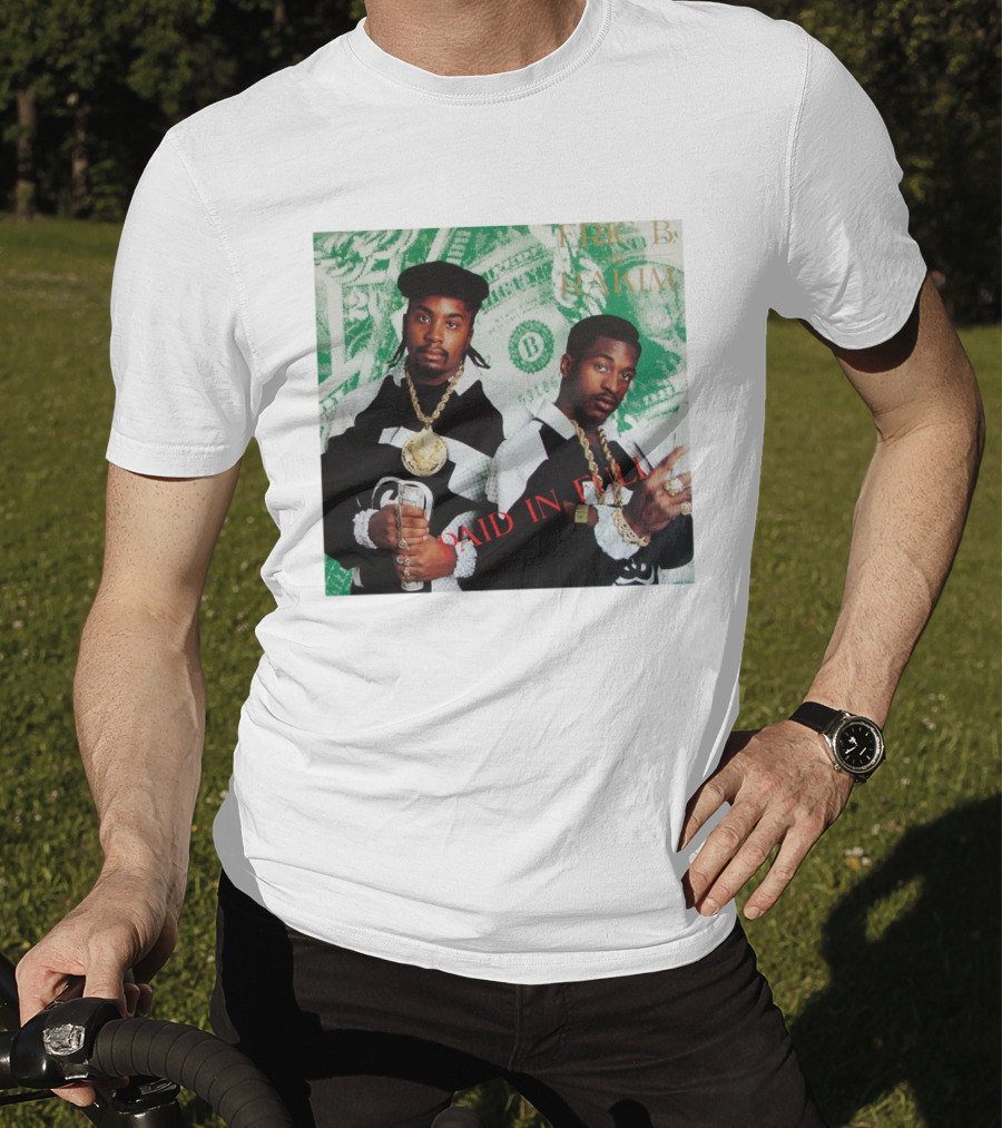 Eric B And Rakim Paid In Full Vintage Hip-Hop Album Cover T-Shirt