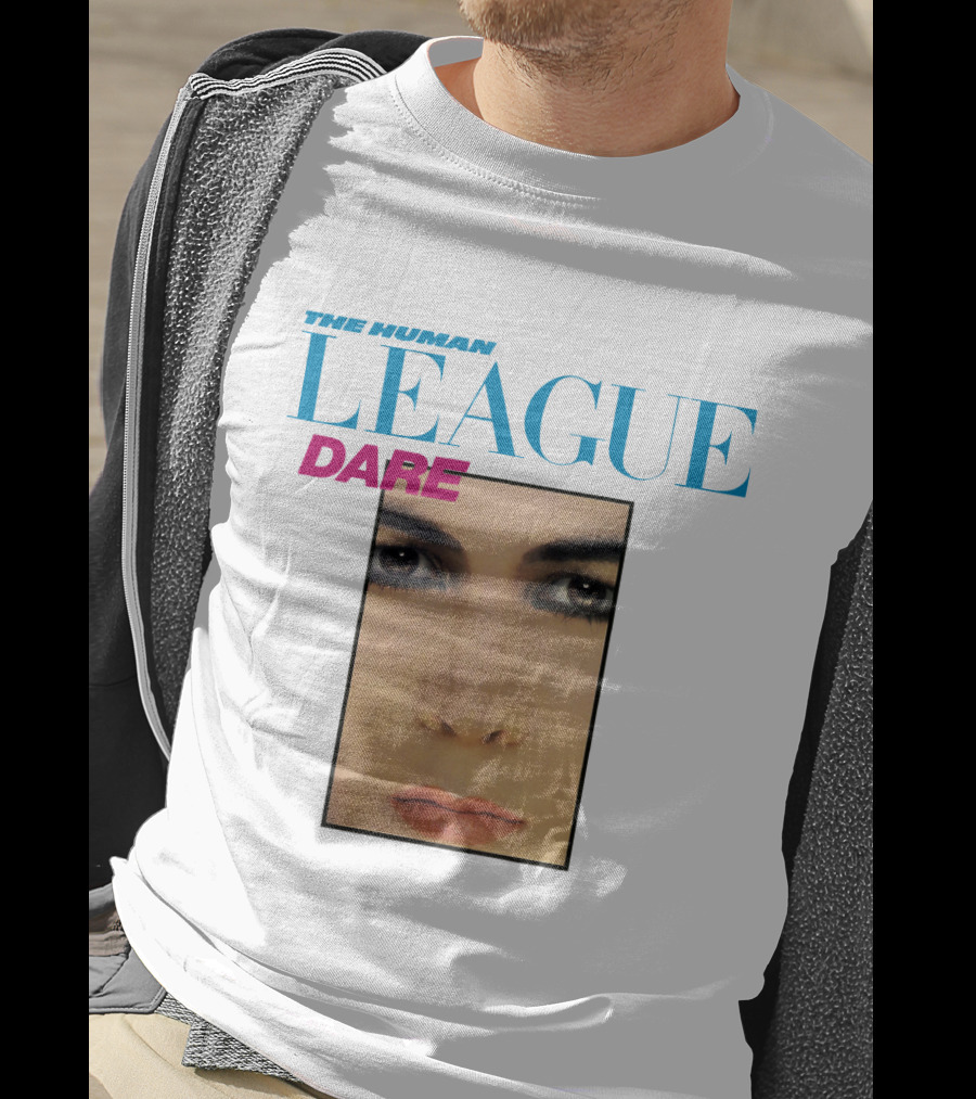 The Human League Dare Album Cover Art Face T-Shirt