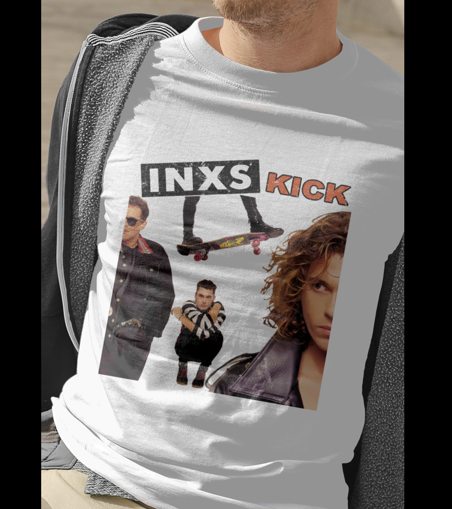 Inxs Kick Skateboard Punk Style T-Shirt