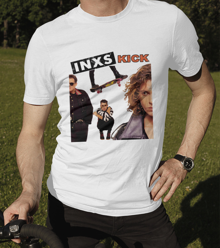 Inxs Kick Skateboard Punk Style T-Shirt