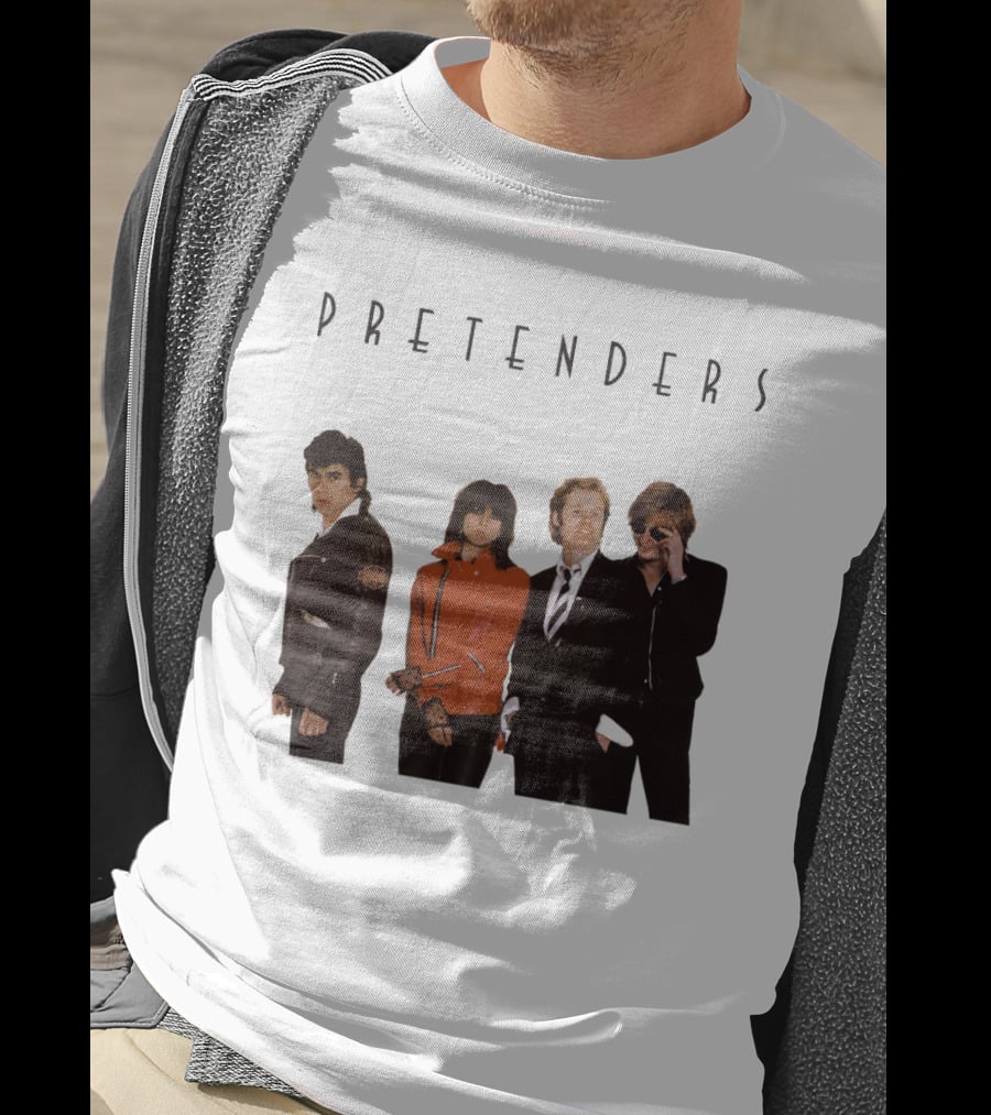 Pretenders Band Classic Album Cover Featuring Iconic Lineup T-Shirt
