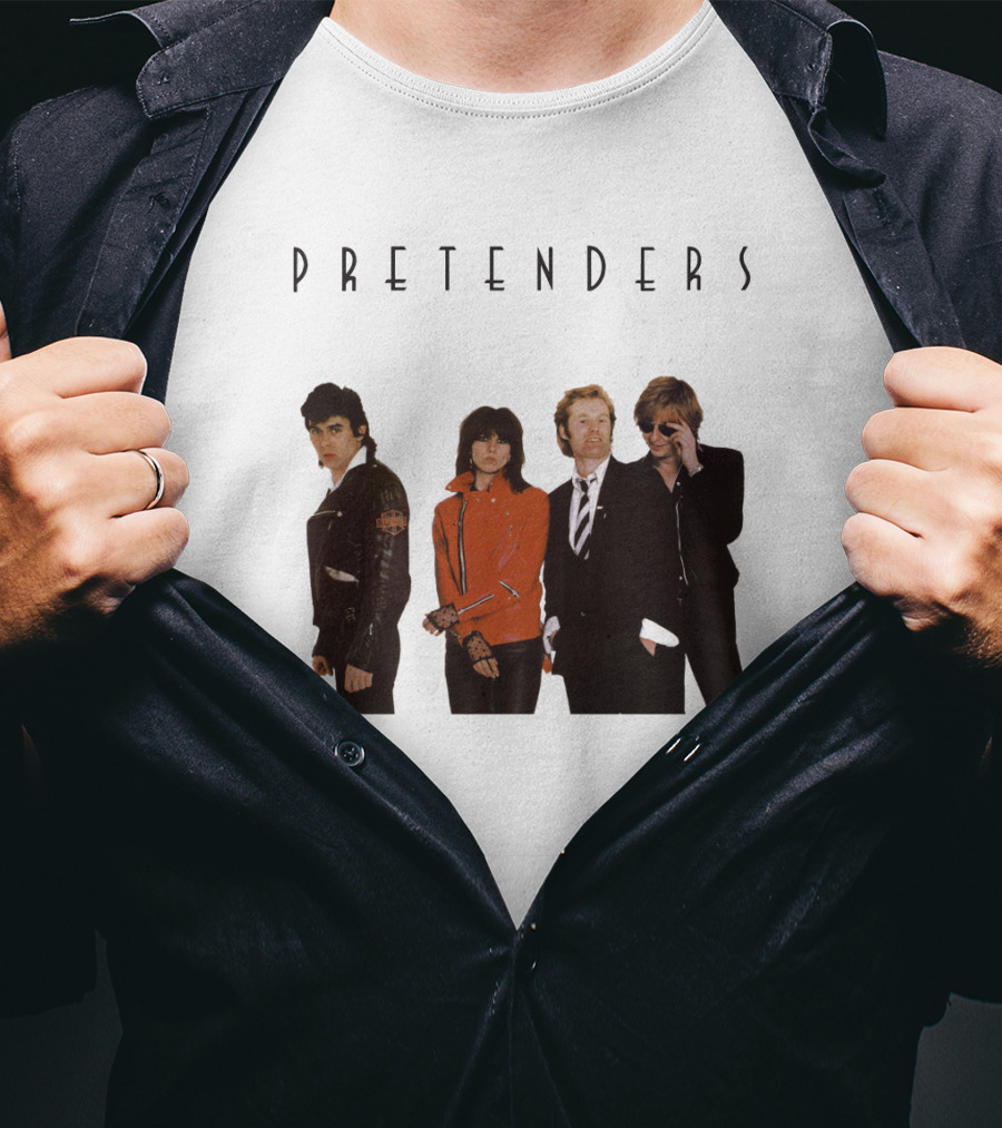 Pretenders Band Classic Album Cover Featuring Iconic Lineup T-Shirt