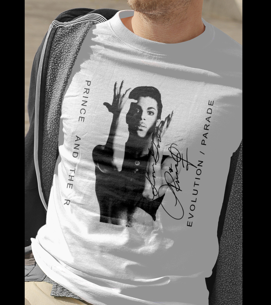 Prince And The Revolution Parade Signed Album Cover T-Shirt